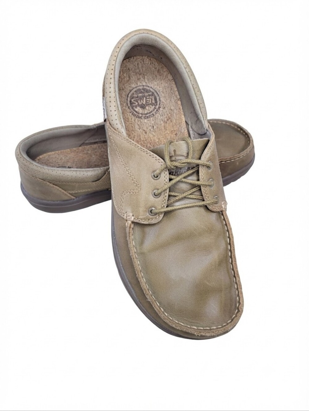 Lems Mariner Leather Barefoot Boat Shoes Men’s 12.5 EU 46.5 Gorpcore Nautical